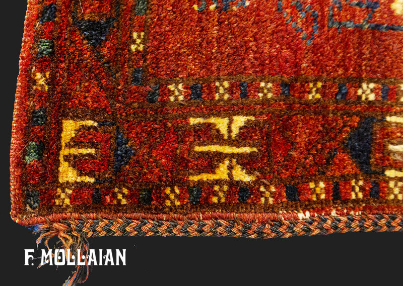 Antique Turkmen Torba Rug n°:87808104